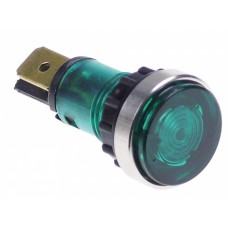 Lampa prezenta tensiune verde ø12mm 250V #359027